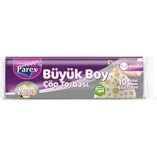 Aesco Büzgülü Çöp Torbası Limon Kokulu Büyük Boy