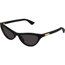 Bottega Veneta BV1414S 001 Siyah Gri Unisex Gunes Gozlugu
