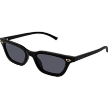 Gucci GG1944S 001 Parlak Siyah Gri Kadın Güneş Gözlüğü