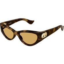 Valentino VG0014S 003 Havana Nicotine Cat Eye Vlogo Gunes Gozlugu