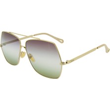 Chloe Chloé CH0278S 002 Aly Gold Yeşil Degrade Metal Kadın Güneş Gözlüğü