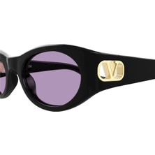 Valentino VG0015S 002 Black Violet Panthos Gunes Gozlugu