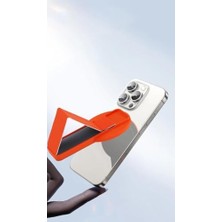 Aesco Manyetik Telefon Yüzük Tutucu Stand iPhone 16/15/14/13/12 Serisi Tüm Magsafe ile Uyumlu Destekli Cihazlarla Uyumlu Telefon Stand Özelliği Manyetik Cep Telefonu Yüzük Tutucu (Antrasit)