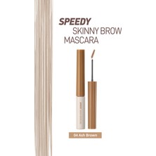 Renklendirici ve Sabitleyici Kaş Maskarası PERIPERA Speedy Skinny Brow Mascara 04 Ash Brown