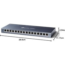 Aesco TL-SG116, 16-Port Gigabit Desktop Switch