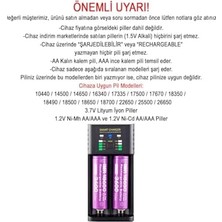Aesco Greentech Akıllı Pil Şarj Cihazı Lityum Iyon + Ni Mh + Ni CD PILLER/GT-BC06