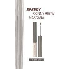 Renklendirici ve Sabitleyici Kaş Maskarası PERIPERA Speedy Skinny Brow Mascara 01 Cool Gray