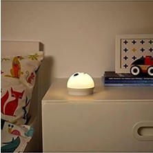 Aesco Kornsno LED Gece Lambası Beyaz Tavşan Pil Kumandalı 004.337.20