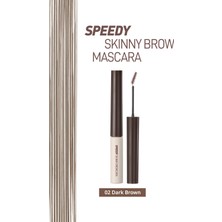 Renklendirici ve Sabitleyici Kaş Maskarası PERIPERA Speedy Skinny Brow Mascara 02 DarkBrown