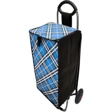 Aesco Tineke Pazar Araba Çantası Torbası Yedek Çanta 32X55X26 cm 1 Adet (Mavi)