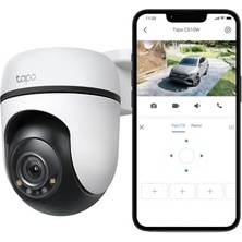 Aesco C510W, 2k Dış Mekan Wi-Fi Güvenlik Kamerası, Hareket Tespit/takibi, 360°, IP65 Su Geçirmez, Renkli Gece Görüşü, Çift Yönlü Ses, Bulut/yerel Depolama, Sesli ve Işıklı Alarm