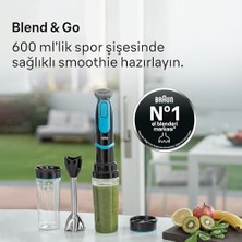 Aesco Braun Multiquick 5 El Blenderi MQ5252BK Stgo2, Siyah/mavi