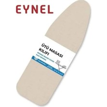 Aesco Ütü Masası Örtüsü Kılıfı 138X48CM Ayarlanabilir Ipli Kılıf Bezi (Krem)