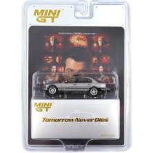 Aesco Mini Gt Bmw 750IL Ölçekli Model Araba, 1/64, 'tomorrow Never Dies' 007 Temalı, Blister Paket