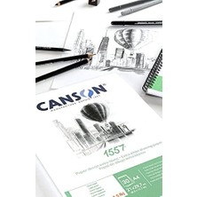 Aesco 204127407 1557 Çizim ve Eskiz Kağıdı, A5, Saf Beyaz