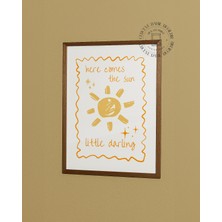 Des Vu Print Here Comes The Sun Little Darling Posteri,çocuk Odası Temalı Poster