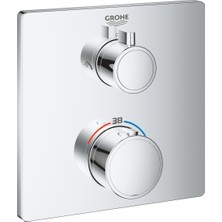 Grohe Grohtherm Termostatik Banyo Duş Bataryası 2 çıkışlı divertörlü- 24079000