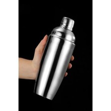 Aesco Komple Çelik 500 ml Shaker Kokteyl Hazırlama Kabı Bardağı CIN344