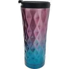 Aesco Komple 304 L Çelik Degrade 6 Oz 500 ml Kahve Termos Mug CIN228ML