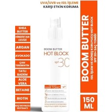Aesco Boom Butter Isıl Işlem ve Güneş Koruyucu Hot Block Spf 30+ Saç Toniği 150ML