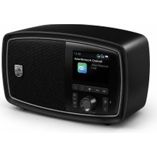 Philips TAV2000FB/00 Retro Taşınabilir Fm Radyo Bluetooth 5.4 Şarj Edilebilir Kablosuz Hoparlör Siyah