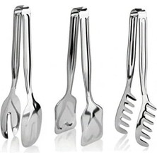 Aesco 5 Parça Maşa Set,makarna,salata,şeker,buz Maşası