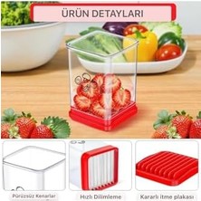 Aesco 2 Adet Meyve Sebze Dilimleme Paslanmaz Çelik Bardak Dilimleme Yumurta Dilimleme,