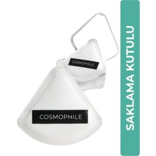 Cosmophile Beauty Pro Üçgen Puff Pudra Süngeri, Saklama Kutulu