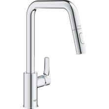 Grohe Eurosmart Gri Eviye Bataryası 2 Akışlı - 30619000 Tezgah Üstü Montaj Modern Stil ve Su Tasarrufu