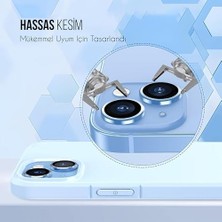 Aesco Xiaomi Poco X8 Pro ile Uyumlu Kamera Lens Koruma Cl-07 Görüş Açısını Bozmayan Yüksek Çözünürlüklü Premium Kamera Lens Koruma Siyah