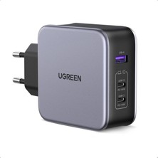 Aesco Nexode 140W USB Type-C Qc 4.0 Pd 3.1 Gan 3 Portlu Hızlı Şarj Cihazı