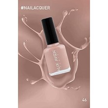 Aesco Pembe Nude Oje 46 - Yüksek Pigmentli Uzun Süreli Kalıcılık Hızlı Kuruma - Nail Lacquer 46