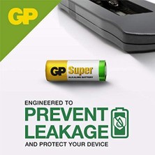 Aesco Gp Batteries GP476A Süper Alkalin 476A/PX28A/A544/4LR44 Boy Pil, 6 Volt, Tekli Kart
