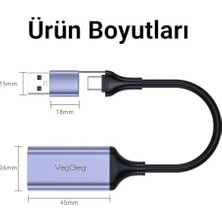 Aesco 1080P 60Hz HDMI Video Capture Card USB 3.0 ve Type-C Görüntü Yakalama Kartı