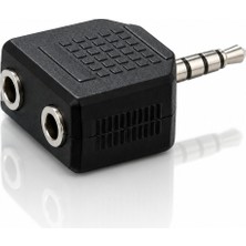 Philips SWA2551W/10 3.5mm Stereo Kulaklık Çoklayıcı Y Splitter Adaptör 1 Erkek 2 Dişi