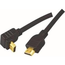 Aesco HDMI Erkek/erkek 90 Derece 1,5 Metre