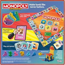 Aesco Monopoly App Bankacılık Masa Oyunu | Uygulama Etkin Oyun | Akıllı Cihazlara Bağlantılar | 8+ Yaş | 2 Ila 6 Oyuncu | 45 Dakika | Çocuklar Için Aile Oyunları | Noel Çorap Doldurucular