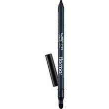 Aesco Smoky Eyes Mat Bitişli & Suya Dayanıklı Sünger Başlıklı Göz Kalemi