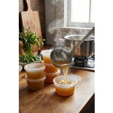 Aesco 50 Adet 120 ml Saklama Kabı – 4 Oz Kemik Suyu, Ilik Suyu, Anne Sütü, Sos ve Püre Saklama Kabı, Dondurucu Uyumlu Buzluk Kabı, Sızdırmaz Kapaklı