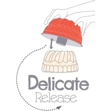 Aesco Delibake Alman Kek Kalıbı - Kırmızı - 22 cm