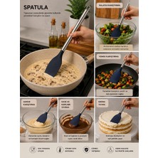 Aesco Silikon Servis Spatulası Paslanmaz Çelik Saplı Yapışmaz Tava Uyumlu Turnerb | Palu Silikon Spatula, Günlük Mutfak Kullanımında Pratiklik Sağlayan Ergonomik ve Modern Tasarımıyla Öne Çıkar.