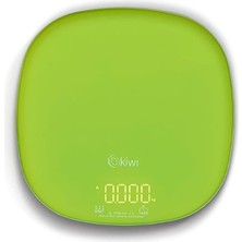 Aesco KKS-1125 Dijital Mutfak Terazisi, 5 kg Kapasite ve 1 gr Hassasiyet, LCD Ekranlı Hassas Hassas Ölçüm Tartısı, Yeşil
