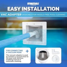 Aesco Swimline 8940 Tam Standart Geçişli Duvar Sıyırıcı, Tek Boy, Çoklu