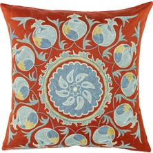Soho Antiq Perni El Yapımı Ipek Kırlent 50X50 cm