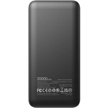 Aesco JR-PBF12 2.4A LED 22.5W Power Bank 20000MAH - Siyah