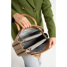 Just Polo Kadın Günlük Kullanıma Uygun Ayarlanabilir Askılı Lüks El ve Omuz Çantası Shopper