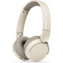 Philips TAH3209BG/00 Bluetooth 5.3 Kablosuz Kulak Üstü Kulaklık, 25 Saat Pil Ömrü, Mikrofonlu, Bej