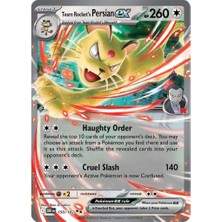 Pokemon TCG Team Rocket's Persian Ex #150 Pokemon Destined Rivals Orijinal Kartı