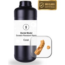 Birfigurum Dental Model Çizilmez Reçine 1 kg / Coral (Mercan) / Bio Class I