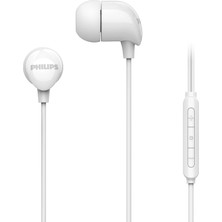 Philips TAE2146WT/00 Beyaz Kablolu Kulak Içi Kulaklık Mikrofon ile Aktif Gürültü Önleme Yok